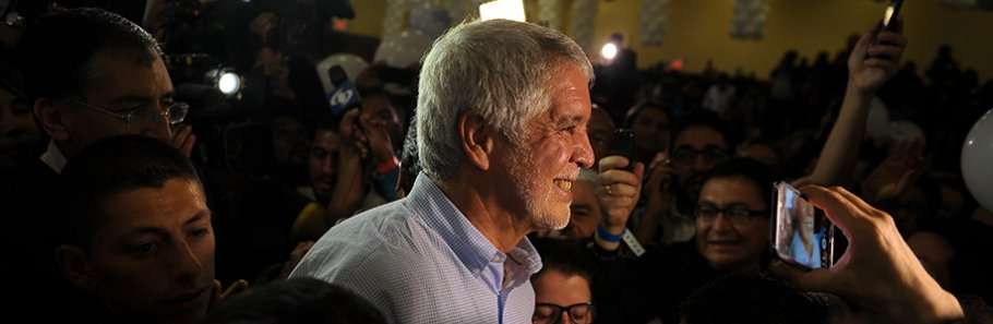 Con 903.764 votos, Enrique Peñalosa derrotó a candidatos como Rafael Pardo, Clara López y Francisco Santos. / Cristian Garavito.