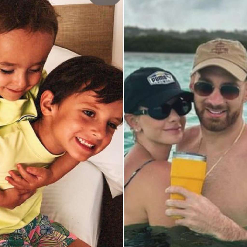 Carolina Cruz, sus hijos y novio Jamil por primera vez juntos