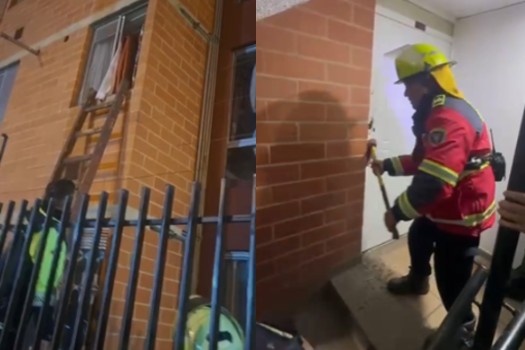 Una mujer y su hija de tres años fueron rescatadas por la Policía de Soacha tras ser retenidas y amenazadas con un arma cortopunzante por un hombre al interior de su vivienda en la comuna 3 del municipio.
