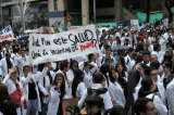 La protesta que se le ‘enredó’ a los médicos