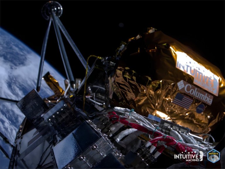 Odysseus, la primera nave espacial privada en aterrizar en la Luna, fue apagada