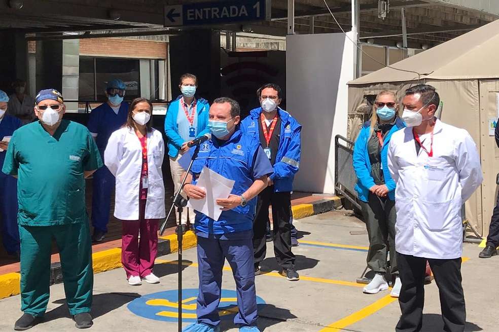 El secretario aseguró que hay congestión en los hospitales, no solo por casos de COVID-19 sino también por otras patologías.