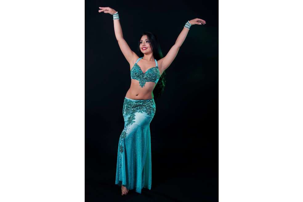 Catherine Galeano, mejor bailarina de danza árabe 2022.