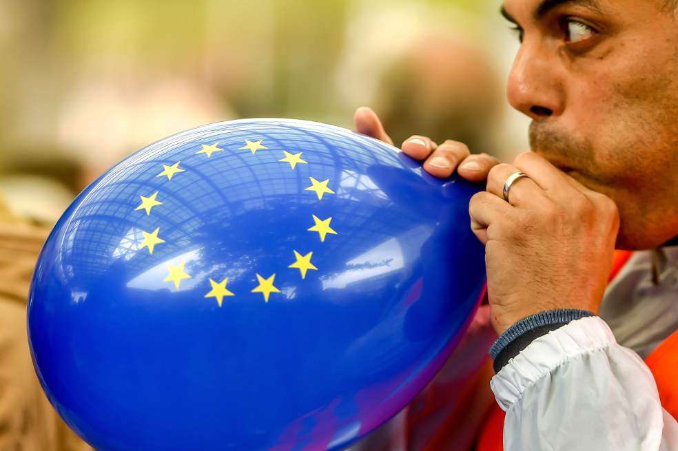 La Unión Europea está en el centro del debate en las elecciones francesas. / AFP