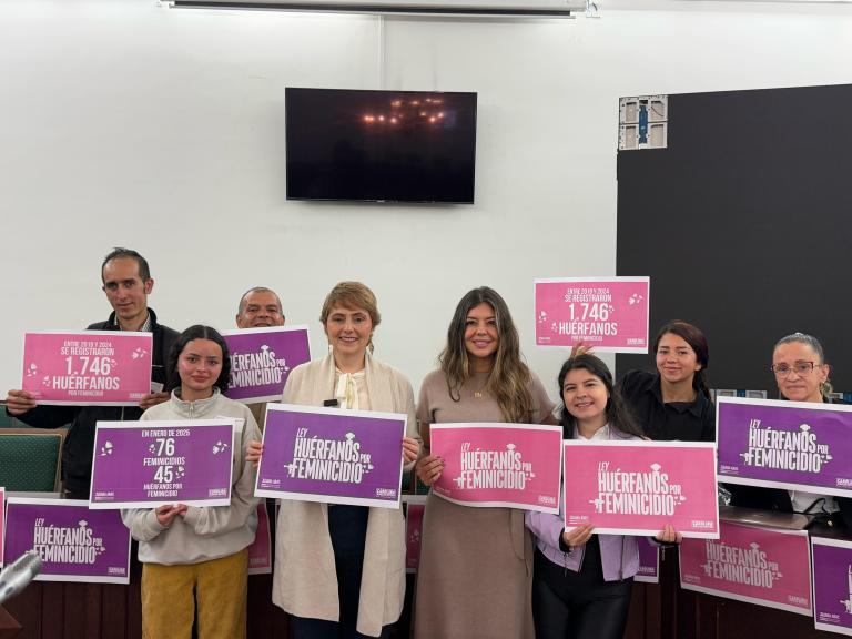 Huérfanos por feminicidios: avanza a último debate el proyecto de ley