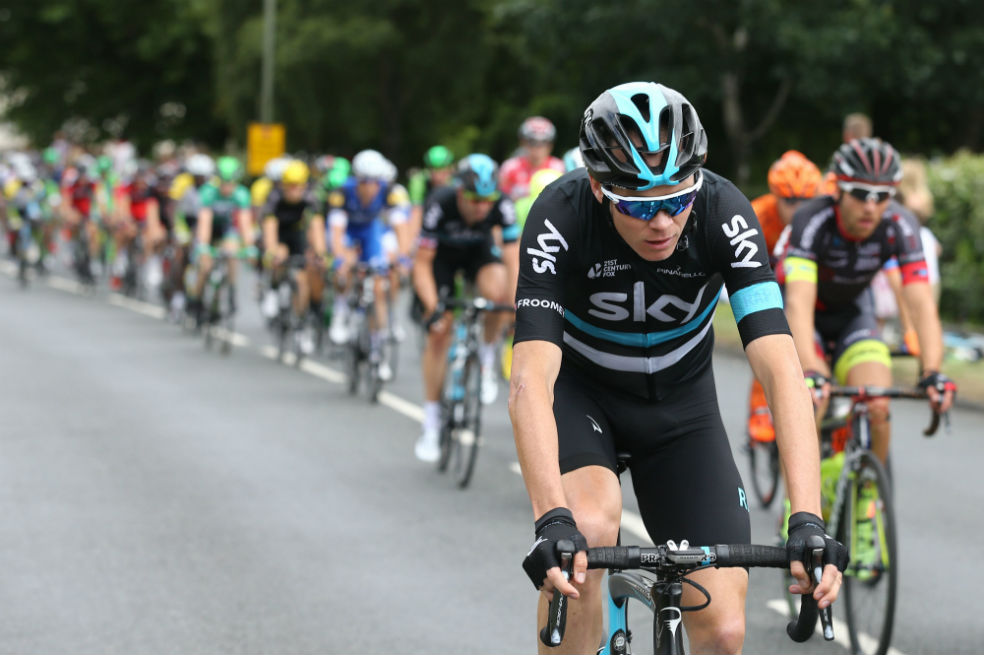 Chris Froome, líder del equipo Sky. / AFP