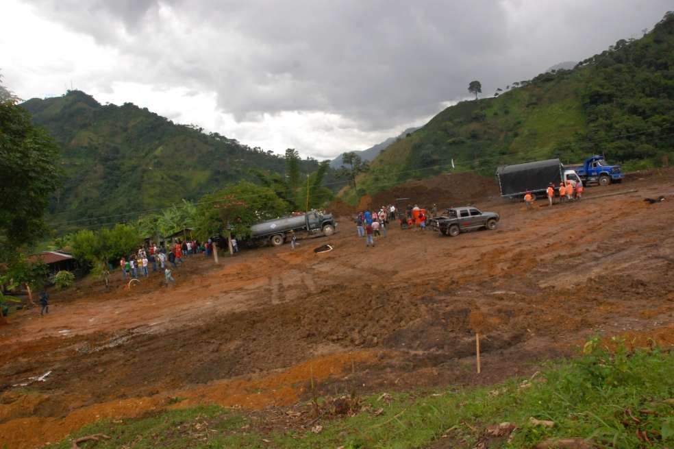 En la zona veredal de El Oso, en Gaitania (Tolima), hay 200 guerrilleros del Frente 21 de las Farc. / Juan Carlos Escobar
