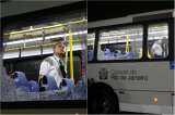 Atacado bus que transportaba periodistas en Rio de Janeiro