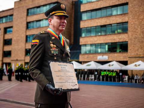 Coronel Mauricio Herrera asume como nuevo comandante de Policía en Cundinamarca