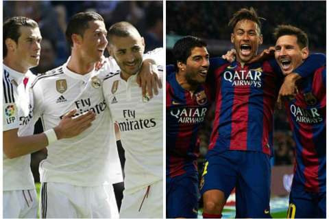 La BBC vs. la MSN, el reencuentro de los mejores tridentes del mundo