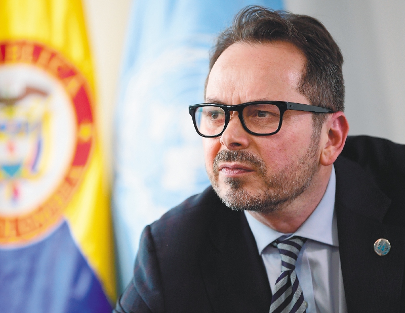 Carlos Ruiz Massieu es el representante especial del secretario general de Naciones Unidas en Colombia. / Gustavo Torrijos.