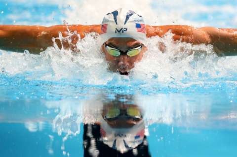 Michael Phelps sacó boleto para los 100m mariposa en Río-2016