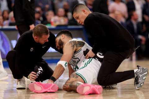 Duro golpe para los Boston Celtics: Jayson Tatum se rompió el tendón de Aquiles