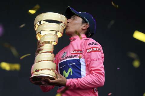 Histórico: Nairo Quintana, campeón del Giro de Italia; Rigoberto Urán segundo