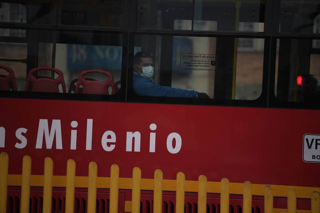 Aspectos generales de Bogotá, en el primer día del simulacro de aislamiento preventivo, a causa del coronavirus.