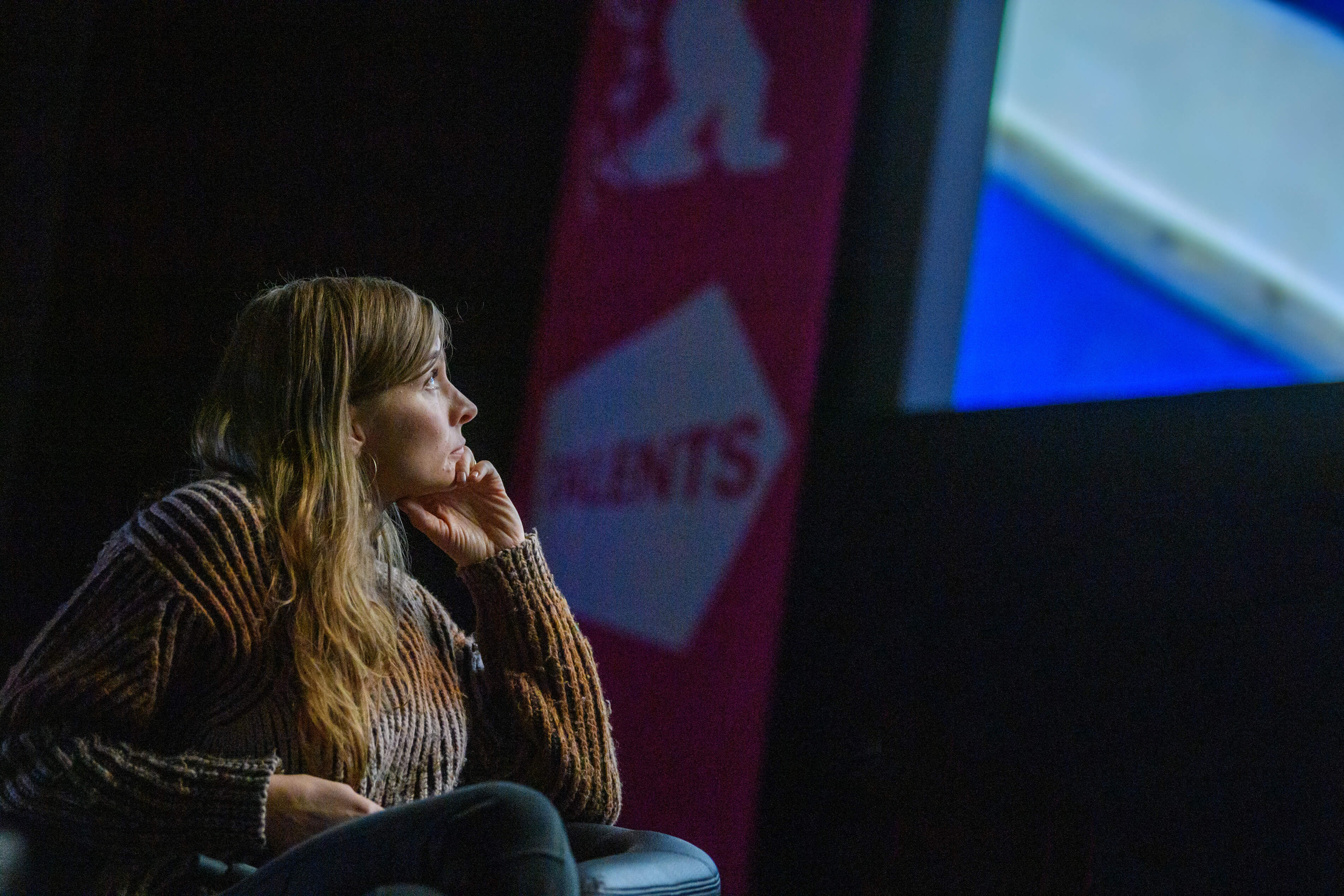 Hildur Guðnadóttir, quien admitió en el Festival de cine de Berlín que para componer la música de El Joker, no vio ninguna de las películas en las que apareció el Guasón, para no dejarse influir. / Fotografía: Berlinale Talents