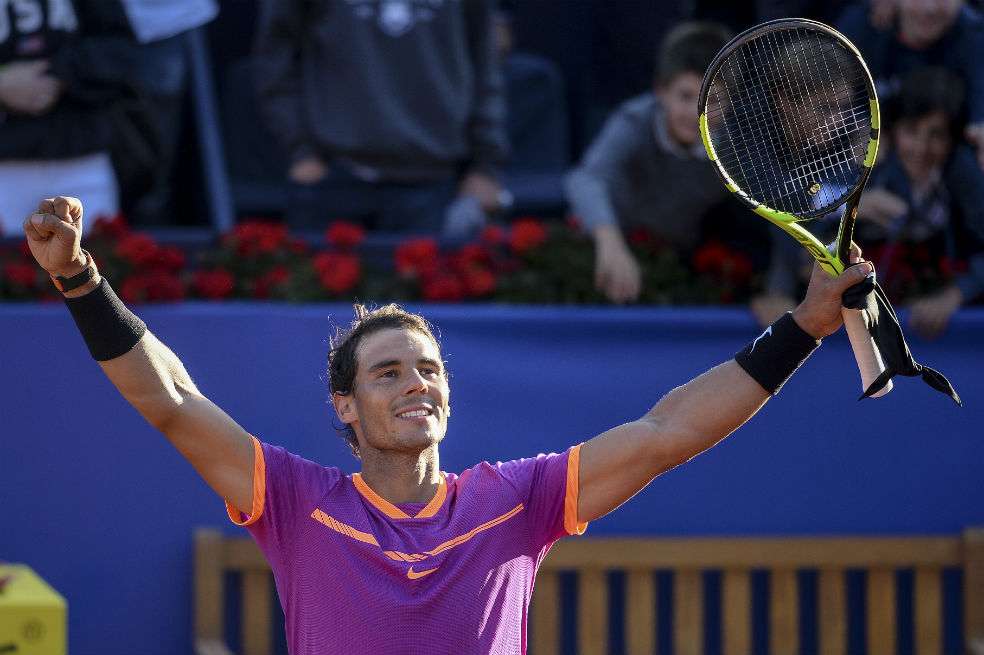 Rafael Nadal avanzó a semifinales en Barcelona. / AFP