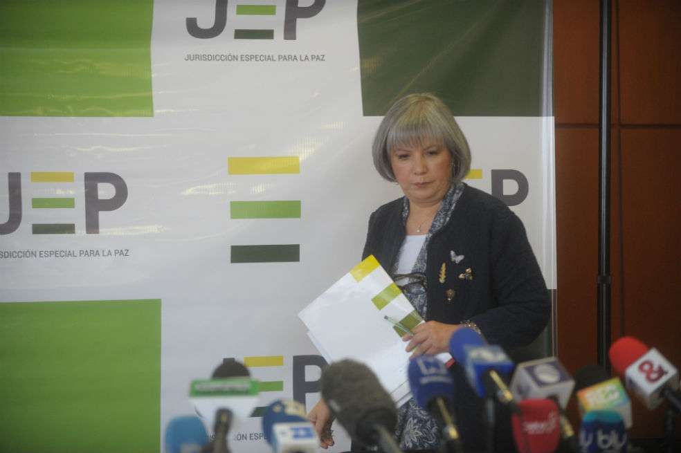 Patricia Linares, presidenta a la JEP. / Cristian Garavito -El Espectador