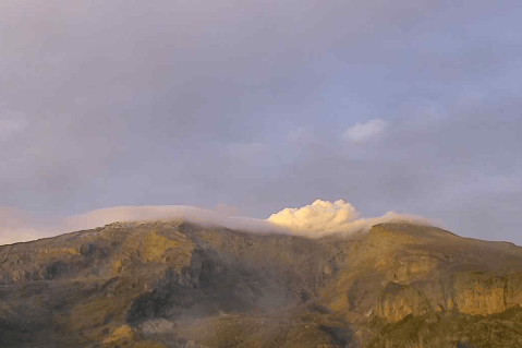 Así se comportaron los volcanes colombianos durante diciembre de 2023