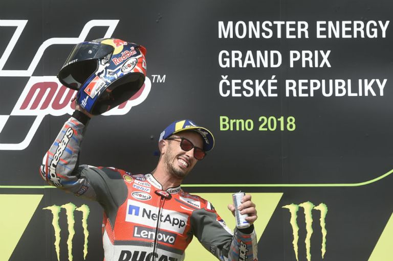 Andrea Dovizioso fue el más rápido en el GP de República Checa