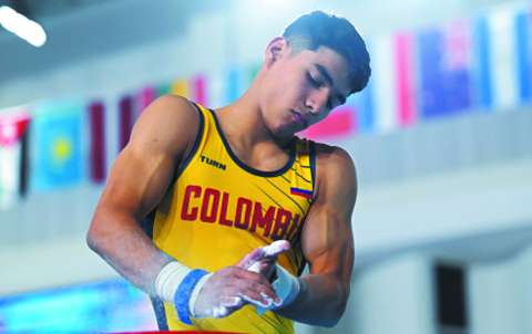 Ángel Barajas, cerca a los Juegos Olímpicos: logró bronce en Copa Mundo de Gimnasia