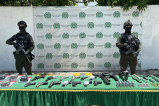 Incautan arsenal de armas y 200 kilos de cocaína en operativo en Barranquilla