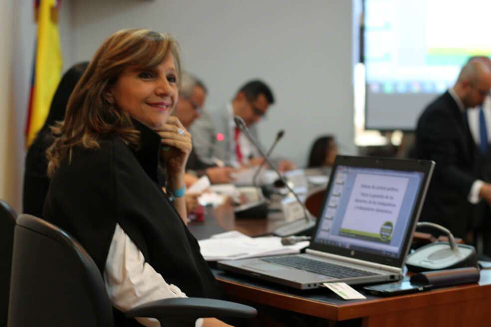 Ángela Robledo, representante a la Cámara por la Colombia Humana. / Cortesía