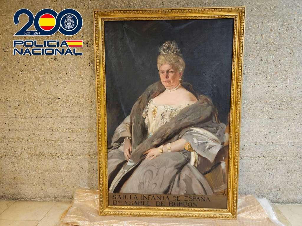 MADRID, 05/02/2026.- La Policía nacional recuperó tres obras de arte desaparecidas desde los años 70 del siglo XX, entre ellas el cuadro de Joaquín Sorolla 'La Chata', que fueron localizadas en el Palacio de Liria de Madrid, propiedad de la Casa de Alba, una de las familias aristocráticas más importantes de España. Junto a esta obra de Sorolla también se localizaron otras dos pinturas de José Moreno Carbonero, informó este jueves la Policía. EFE/ Policía Nacional SOLO USO EDITORIAL/SOLO DISPONIBLE PARA ILUSTRAR LA NOTICIA QUE ACOMPAÑA (CRÉDITO OBLIGATORIO)