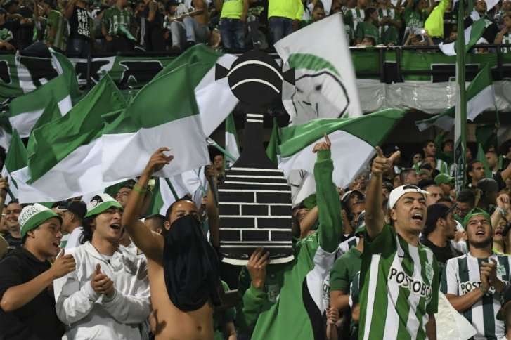 Los hinchas de Atlético Nacional en el Atanasio Girardot el día de la final de la Copa Libertadores. / Archivo