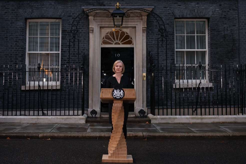Liz Truss da discurso sobre la reina Isabel II.