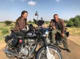 Michel Brown y Margarita Muñoz recorrieron India en moto