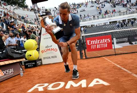 Zverev acabó el sueño del chileno Jarry y se coronó campeón en Roma