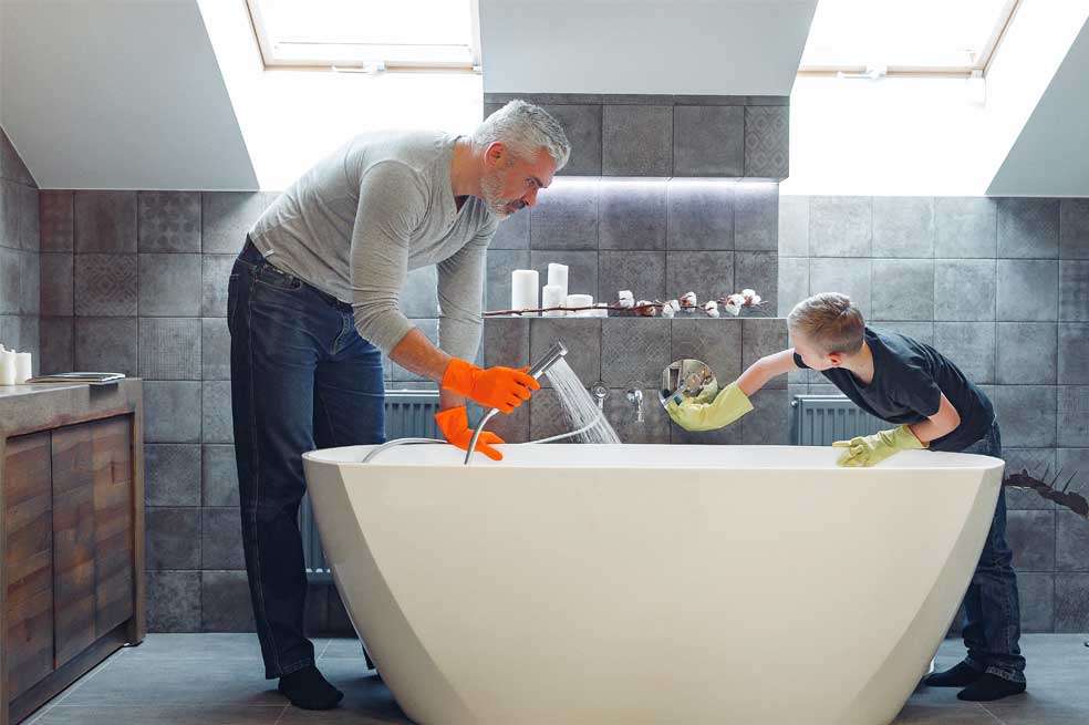 Cómo limpiar los azulejos del baño para que brillen