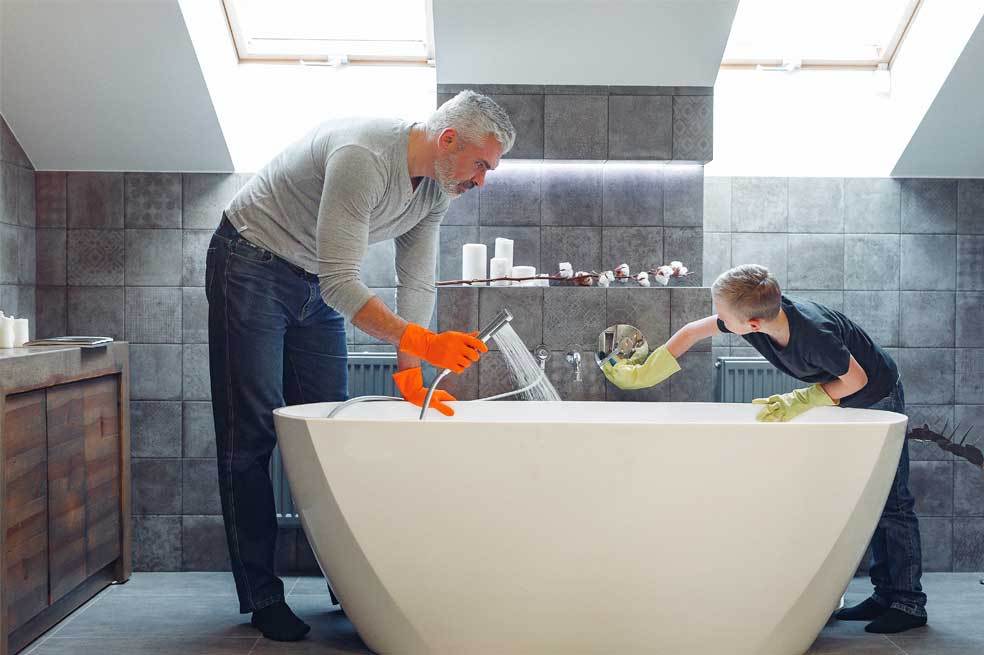 Cómo limpiar los azulejos del baño para que brillen