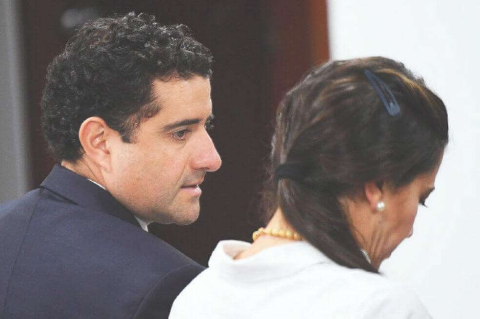 Francisco y Catalina Uribe Noguera intentan probar que actuaron bajo engaños de su hermano. / Cristian Garavito - El Espectador