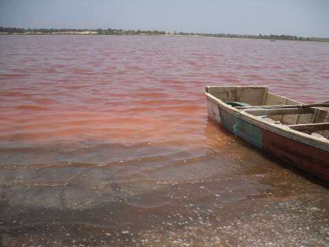Inundaciones amenazan el ecosistema del Lago Rosa en Senegal