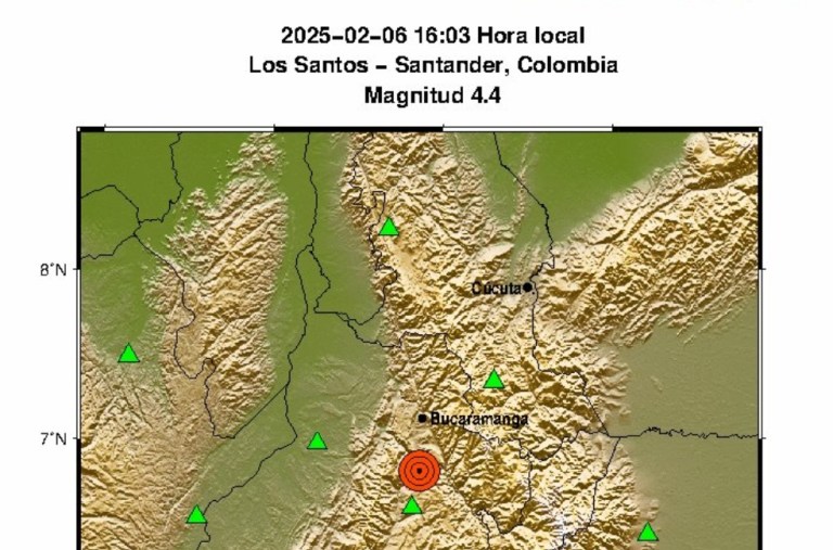 Temblor en Colombia: Registran sismo de 4.4 de magnitud, ¿lo sintió?