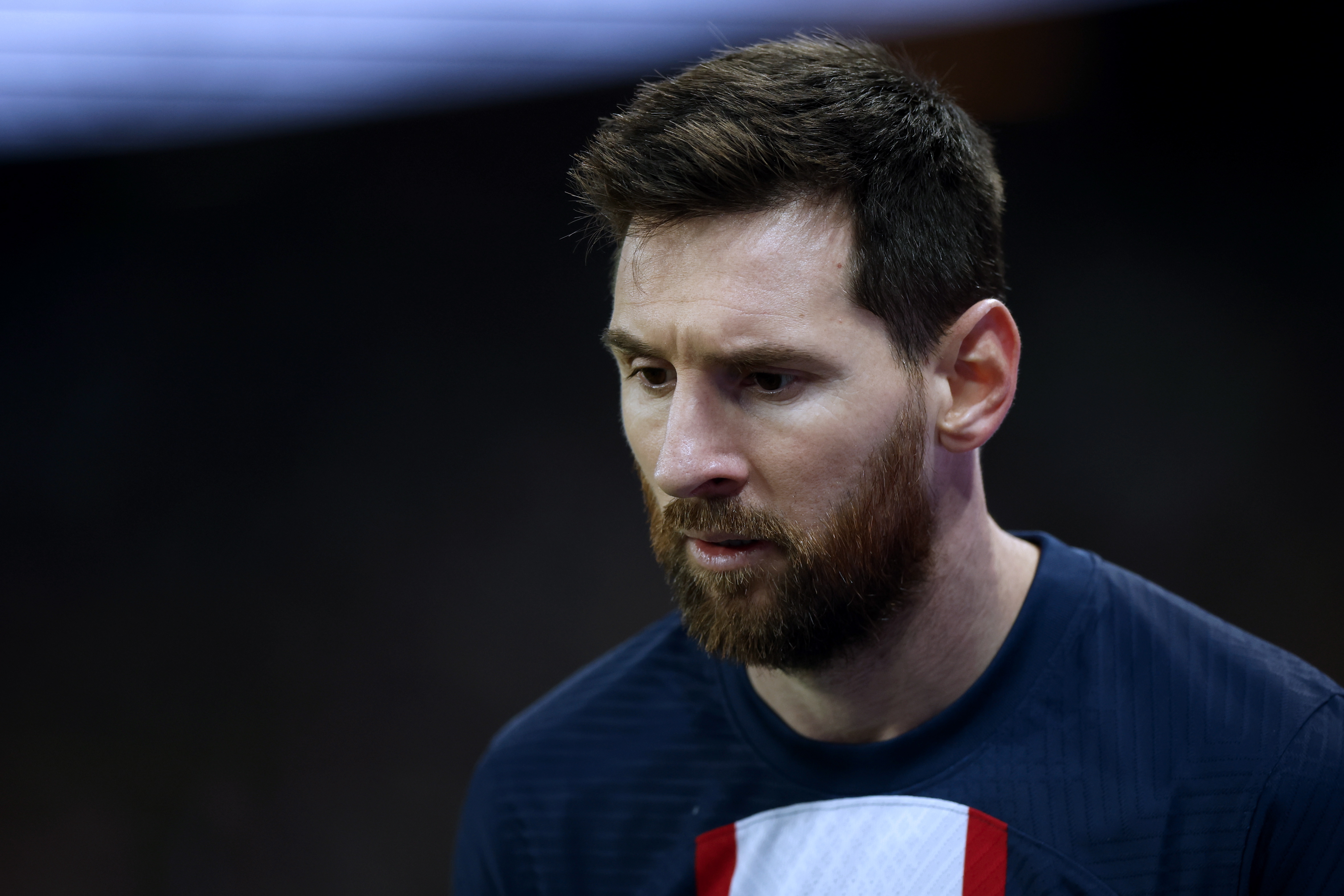 Paris (France), 04/02/2023.- Paris Saint Germain's Lionel Messi in action during the French Ligue 1 soccer match between PSG and Toulouse FC at the Parc des Princes stadium in Paris, France, 04 February 2023. (Francia) EFE/EPA/YOAN VALAT