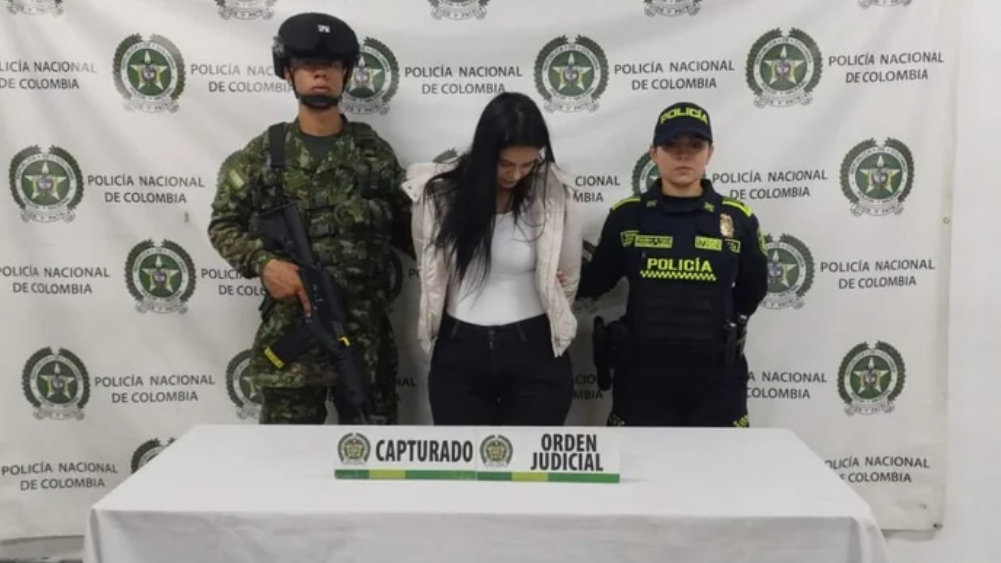Indira Surgey Orrego, conocida como la "Reina de la Escopolamina", capturada en Itagüí.