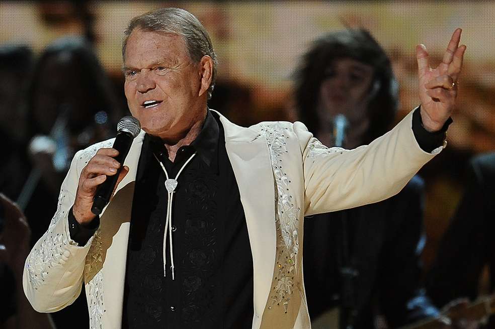 El músico Glen Campbell en 2012. / AFP