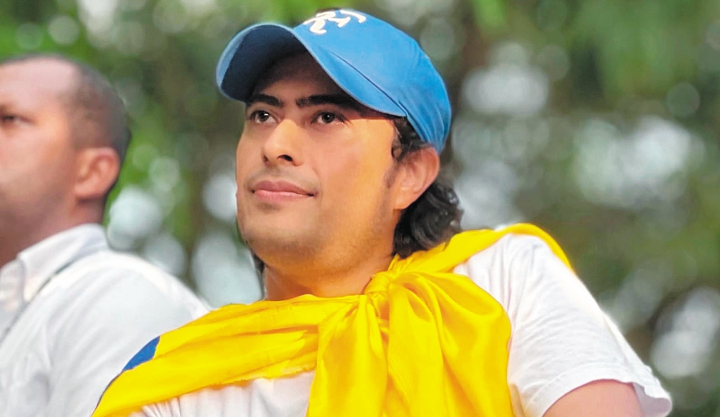 Nicolás Petro, hijo mayor del presidente Gustavo Petro