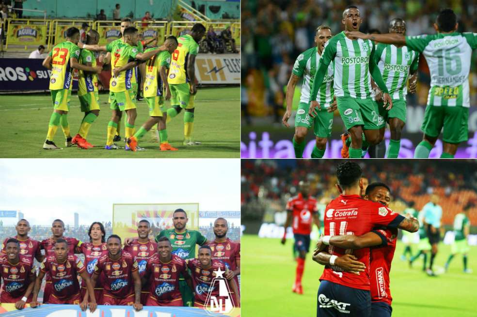 Este martes Atlético Huila vs Atlético Nacional (7:45 p.m.) y el miércoles Deportes Tolima vs. Independiente Medellín (7:30 p.m.) / Cortesía