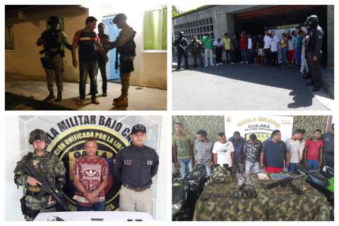 Ejército capturó a 107 personas en operaciones contra la extorsión