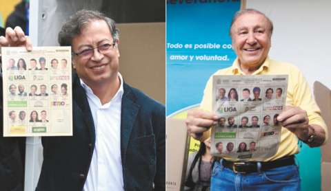 Petro vs. R. Hernández: las movidas políticas para la segunda vuelta