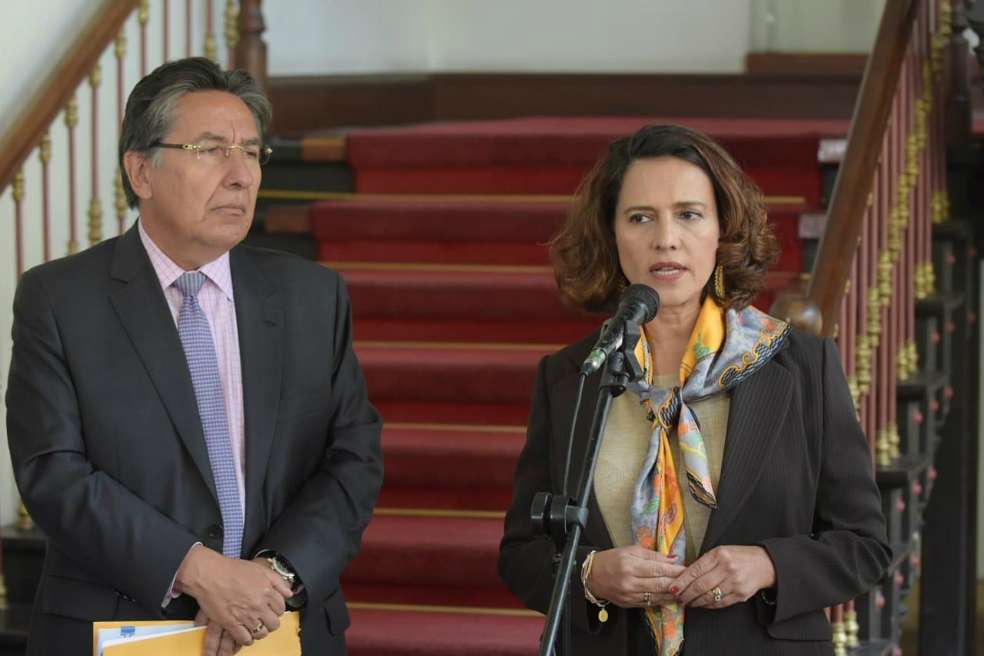 El jefe del ente acusador dijo que no hay impunidad frente a los victimarios que está atentando contra los líderes sociales. / Cortesía Ministerio del Interior.