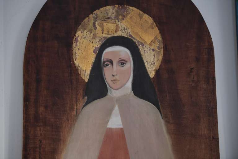 Caricaturas y fotografías de Consuelo Lagos, conocida como Nieves