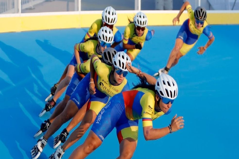 Colombia es una de las potencias mundiales en el patinaje de velocidad.