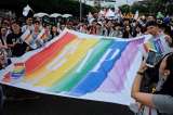 Gran desfile a favor del matrimonio igualitario en Taipéi