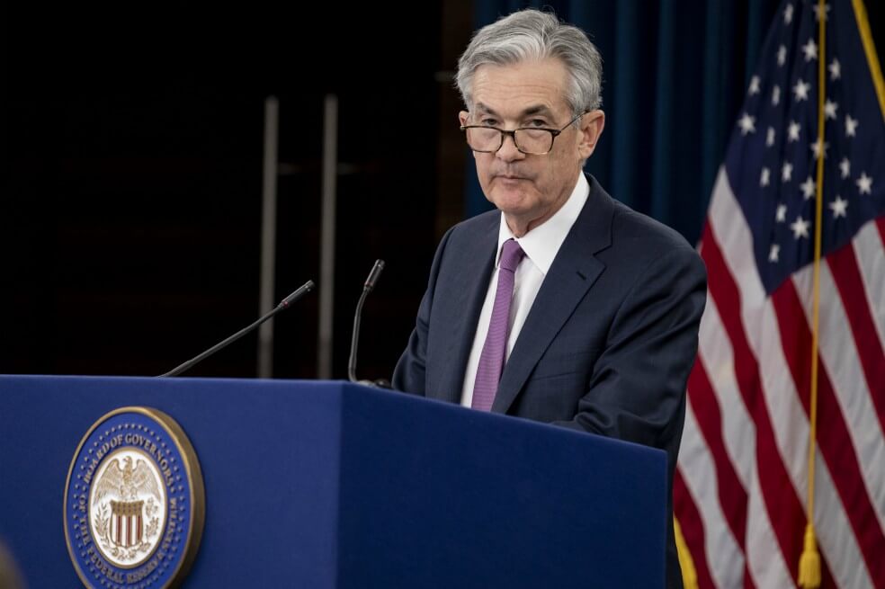 Jerome Powell, presidente de la Reserva Federal, institución que ya comenzó a reducir la fiesta de estímulos en la economía de Estados Unidos.