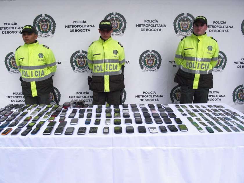 Material incuatado por la Policía Metropolitana de Bogotá.   /  Cortesía